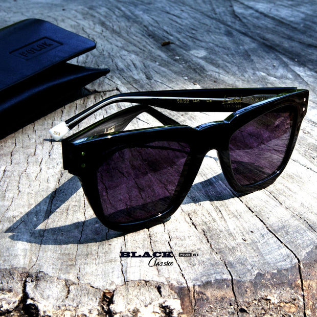 The New black classic sunglasses for man  2021 - 2022. Handmade. Trendy new sunglasses design. Canada. Rob Adalierd. Los Angeles. Best Black Canada Sunglasses