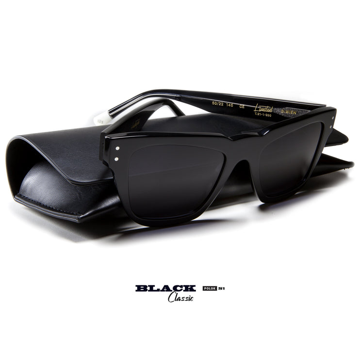 The New Black Classic Sunglasses. Polok S1. Best Black Sunglasses ever. Handmade. Limited Edition. 2021. Best Sunglasses design. Handmade Luxury. Exclusive life. Best Classic Canada Sunglasses