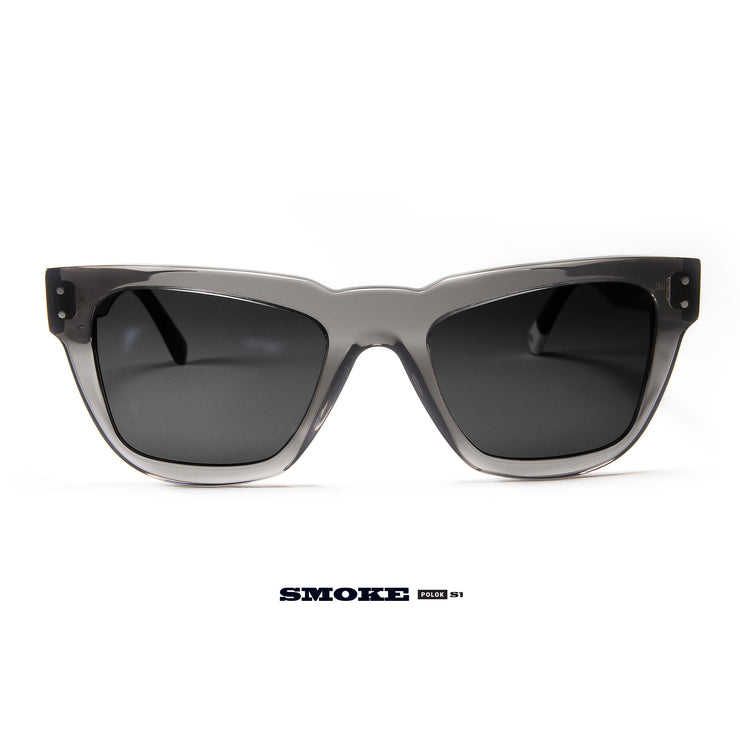 The New Black Classic Sunglasses. Polok S1. Classic modern Smoke Sunglasses. Universal fit. Gender Neutral. 2021-2022.  New Classic Trendy outfit minimal style. Rob Adalierd